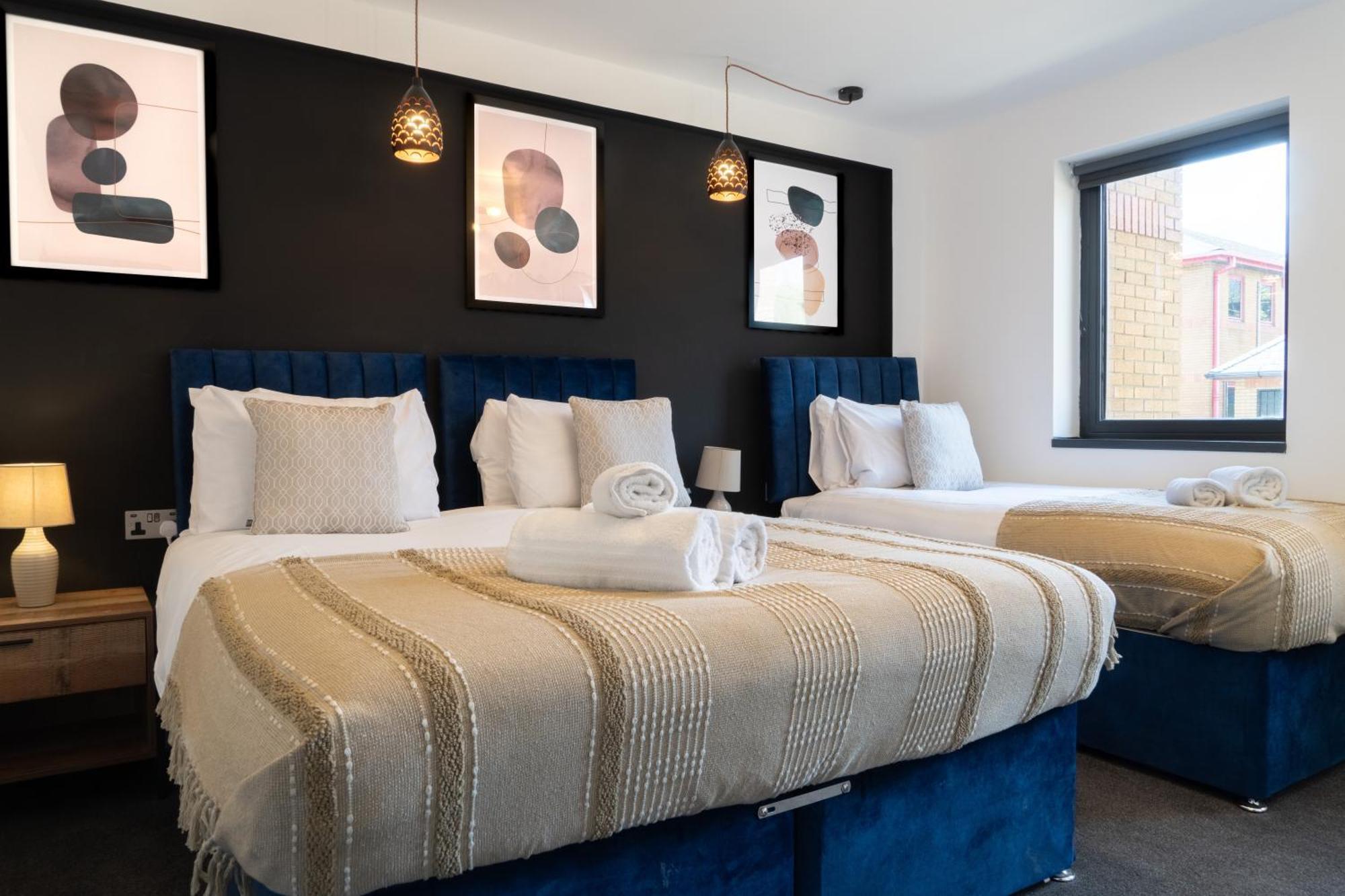 Newark House Premium Apartments With Sofa Beds - Wifi - Free Parking - Perfect For Contractors! Peterborough Zewnętrze zdjęcie